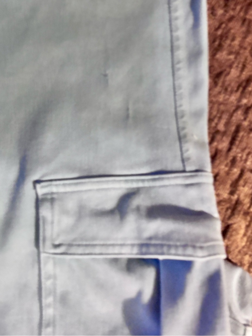New! Halara Flex Ligh Blue Wide-Leg Cargo Pants - Picture 7 of 10
